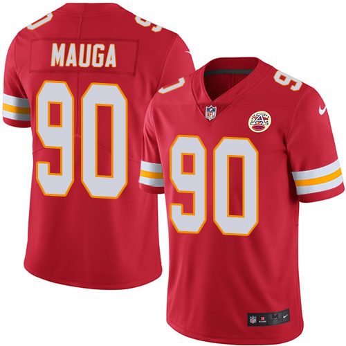 Youth Limited Josh Mauga Nike Jersey Red - #90 Rush NFL Kansas City Chiefs